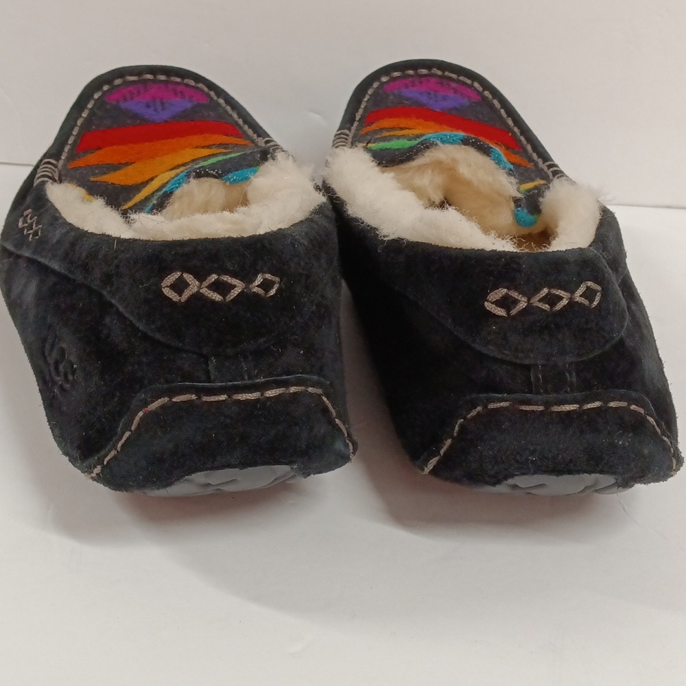 UGG x Pendleton Suede  Shearling Lined Slippers - Picture 4 of 11